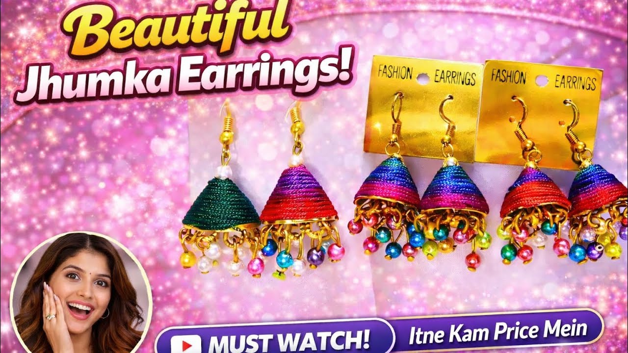 Everyone Is Buying These Colorful Jhumka Earrings 😍 | Must Have Fashion Jewelry