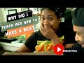 Why did I teach her how to make a beat?!!