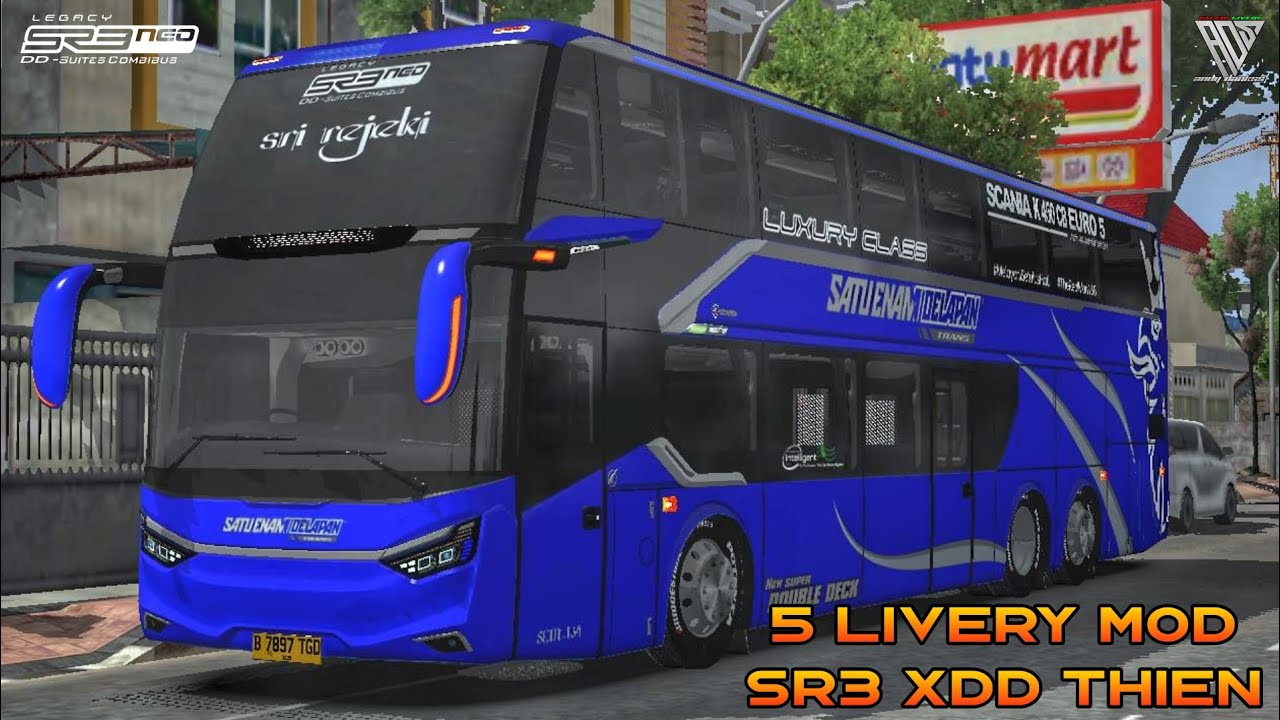 SHAREE‼️5 LIVERY MOD SR3 XDD THIEN 