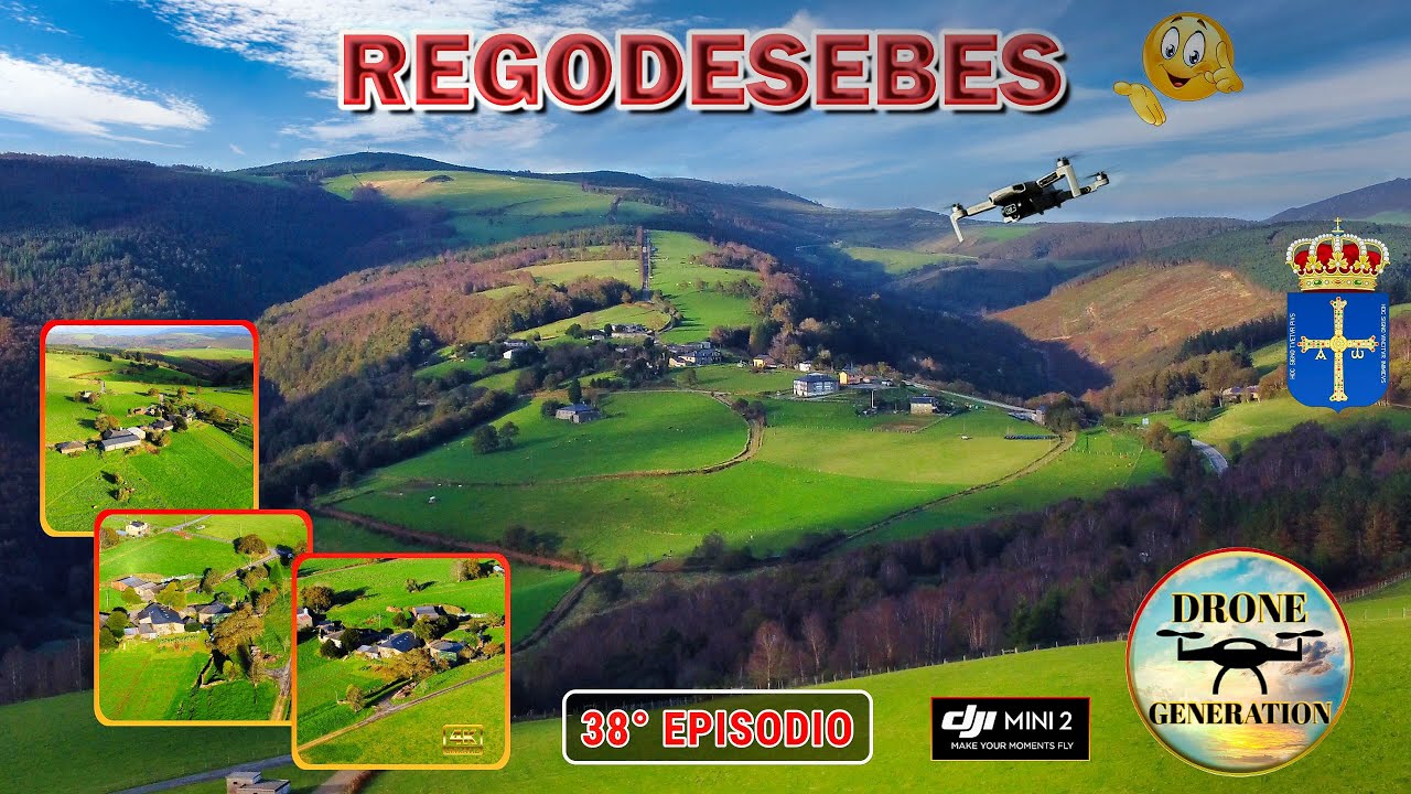 🚁Volo Sopra I Tesori  Naturali Delle Asturie - Regodesebes - Surado 🌄 #38 