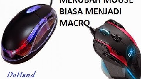 Cara setting Mouse Biasa menjadi Mouse Macro SG Dan AWP Point Blank