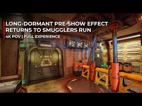 Smugglers Run Pre-Show Returns to Opening Day Operations | 4K Full Experience