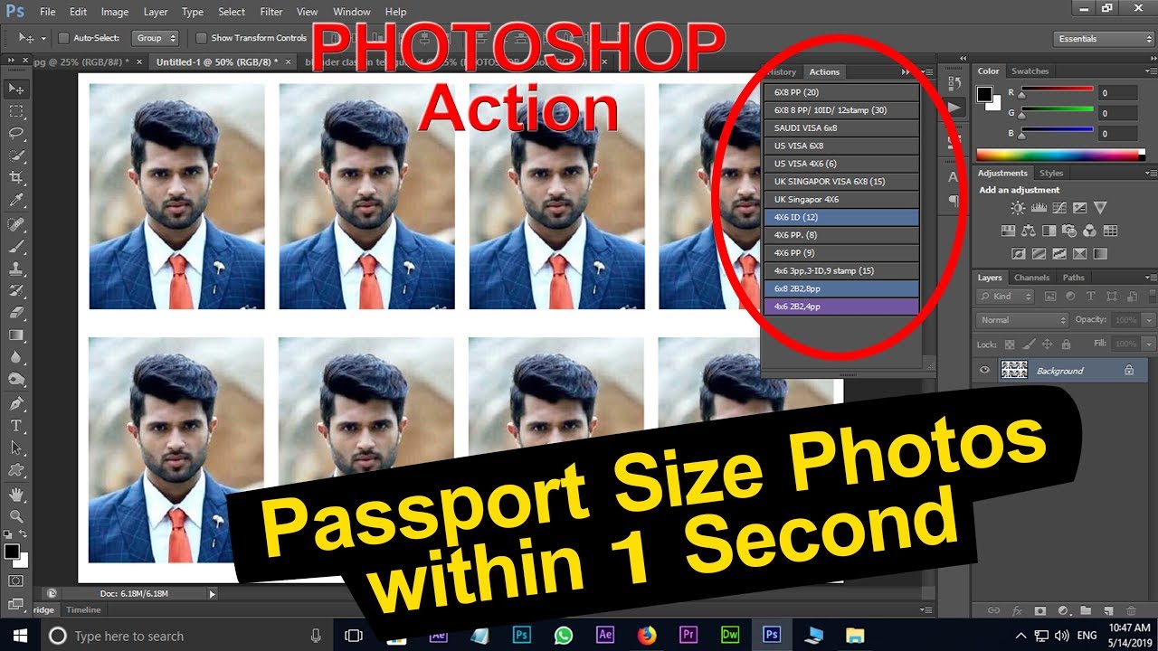 How To Create Passport Size Photo Within 1 Second Passport Size Photo