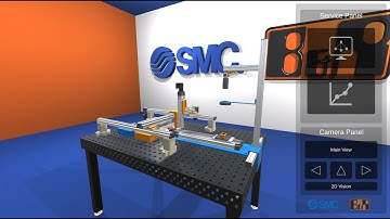 Unity3D Industrial Robotics - Sorting Machine (B&R Automation, SMC Digital-Twin Application)