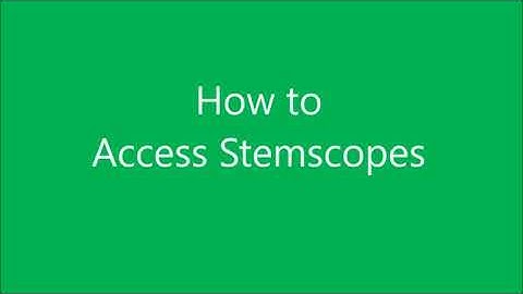 How to Access Stemscopes