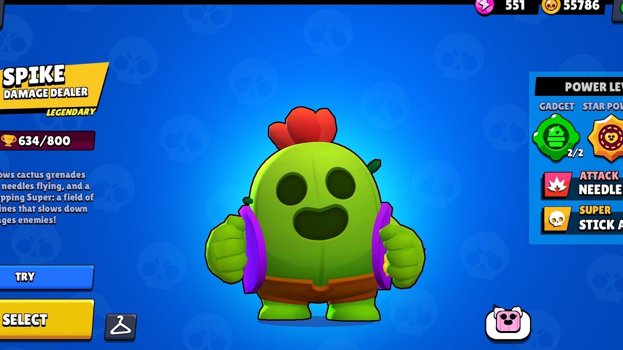 Let's just play with Spike!🌵 - Brawl Stars 