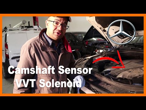 2014 Mercedes GL 450 Camshaft Position Sensor & VVT Solenoid Location