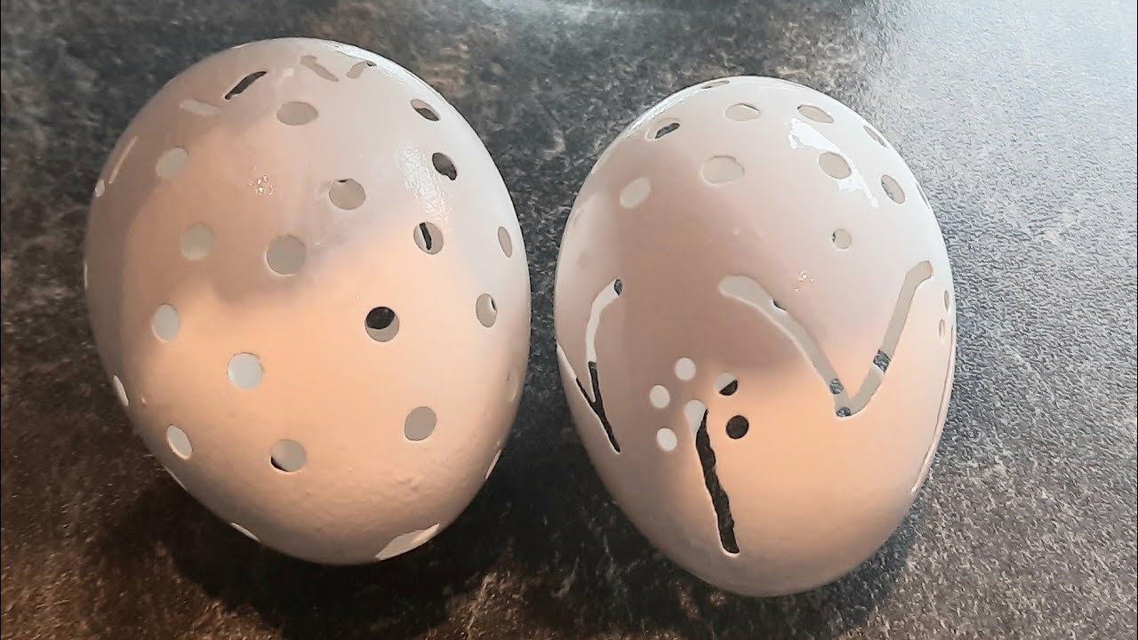 Eier fräsen-mein 1.Versuch...nicht so einfach, wie es aussieht....schmunzel 🤣 seht selbst.