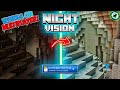 BEST NIGHT VISION MOD FOR MCPE 🔥 1.21 | 100% working | best night vision texture pack for MCPE 1.21