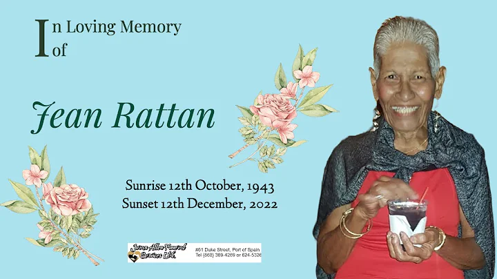 In Loving Memory of... Jean Rattan