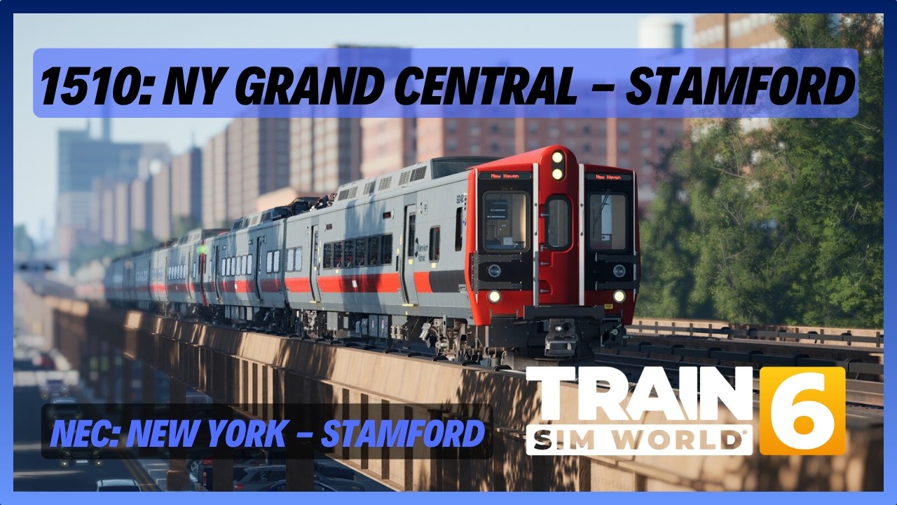 TSW6 | 1510: NY Grand Central - Stamford | Metro-North M8 | New