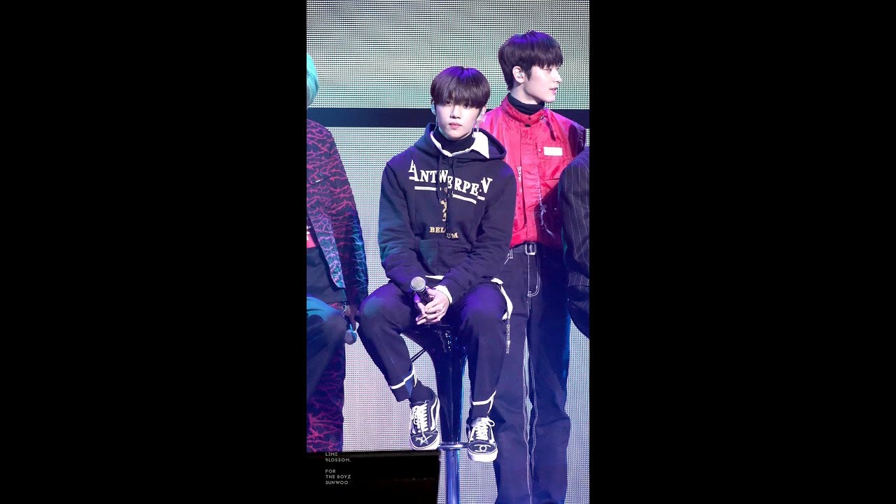 181129 THE ONLY SHOWCASE - 36.5 (Melting Heart) 더보이즈 선우 THE BOYZ SUNWOO FOCUS
