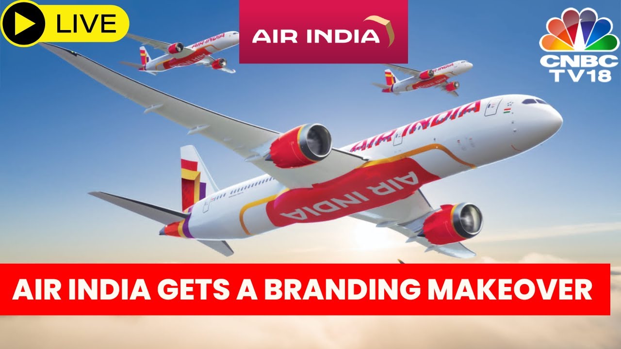 LIVE Air India Launches Its New Logo Air India Rebranding Live