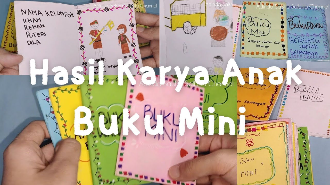 Buku Mini Hasil Karya Anak Kelas 5 SD✨😍