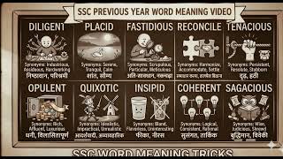 #SSCEnglish #VocabularyTricks