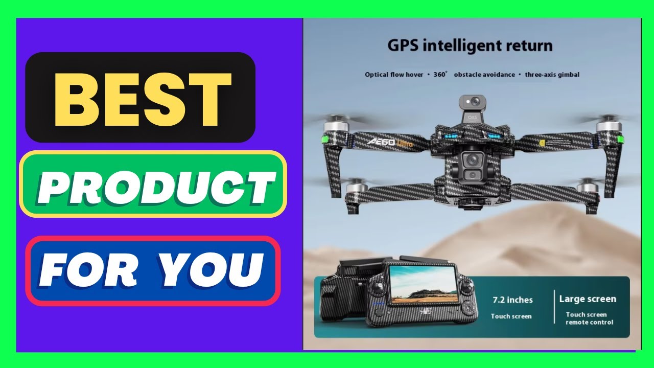 HOT AE60 Carbon Fiber drone Three-Axis Gimbal System Remote-