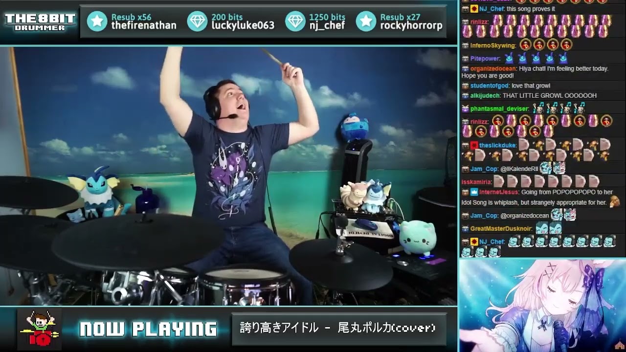 The8BitDrummer // HoneyWorks - Hokori Takaki Idol (Omaru Polka cover)