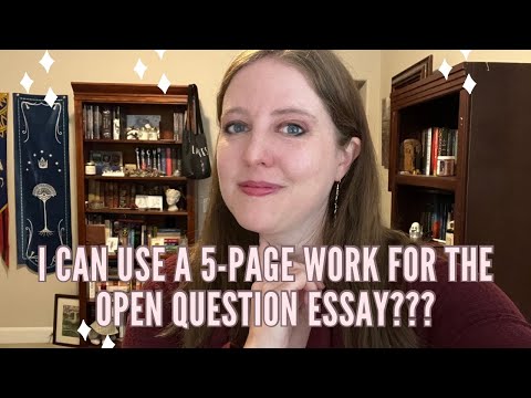The SHORTEST work you can use for the AP Lit Open Question (2025 last minute tips!) thumbnail