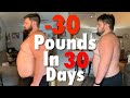 I Lost 30 Pounds In One Month | Live Weigh In