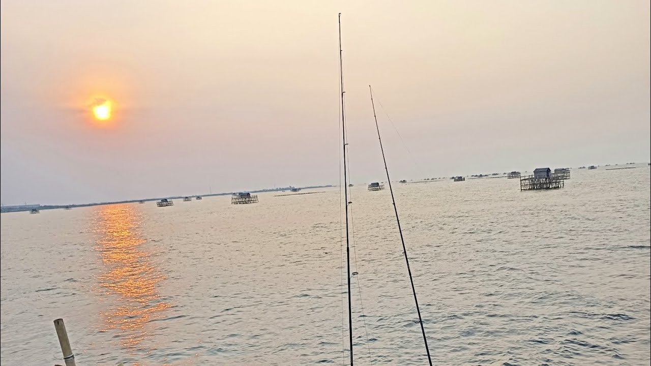tehnik mancing beronang dan kembung selar di bagan pertamina | camp fishing