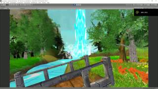 Famous Unity Universal RP render cartoon Scenes waterfall and water Wealth