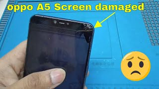 oppo A5 Screen broken change