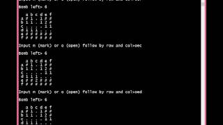 Minesweeper v0.5: Text-based Game