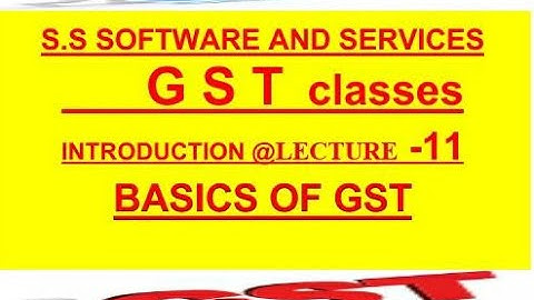 11- GST Reverse Charge System RCM GTA Services Lecture 1