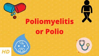 Poliomyelitis or polio, Causes, Signs and Symptoms, Diagnosis and Treatment.