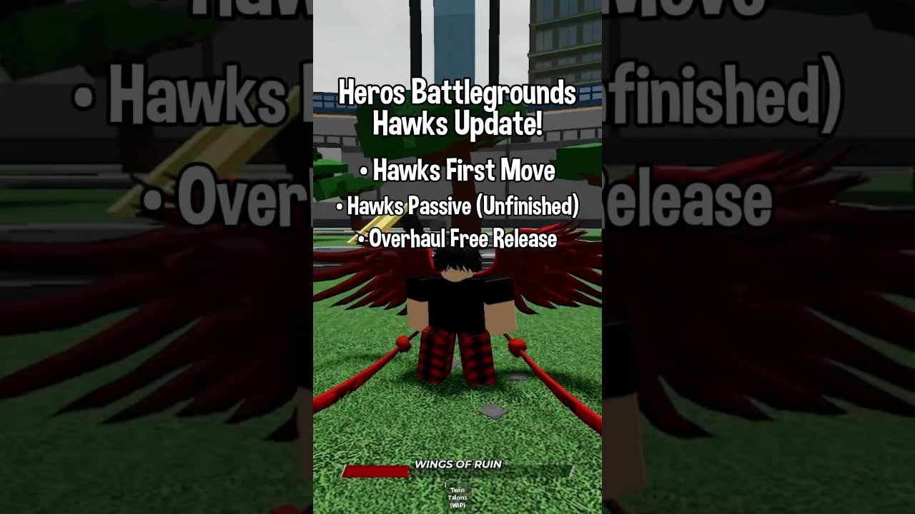Hawks Early Access Update! | Heros Battlegrounds 