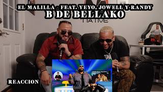 De La Cruz and Nativo Prada React to El Malilla - B by Bellako ft Yeyo, Jowell, and Randy (Video)