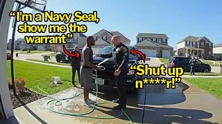 Field Agents Initiated An Unwarranted Driveway Detention... Until Testing An Active Navy SEAL!
