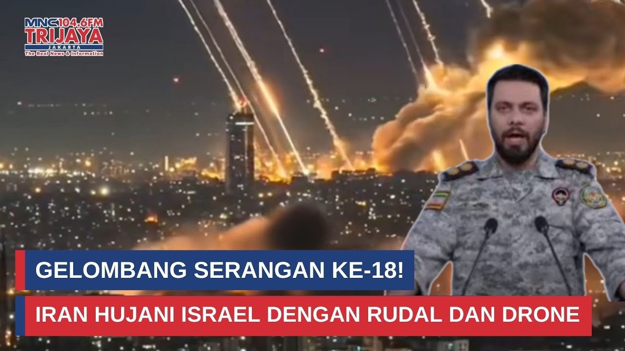 Balas Dendam Iran Dimulai! Rudal dan Drone Serbu Target di Israel I Trijaya Update