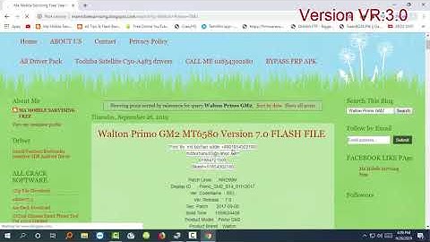 Walton Primo GM2 FLASH FILE MT6580 LCD FIX