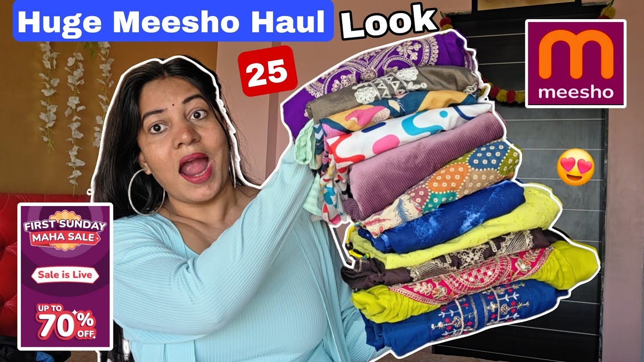 I TRIED MEESHO *BEST SELLING FESTIVE KURTASET ,WESTERN FITS*🥰 MEESHO Haul🥰Sona style corner