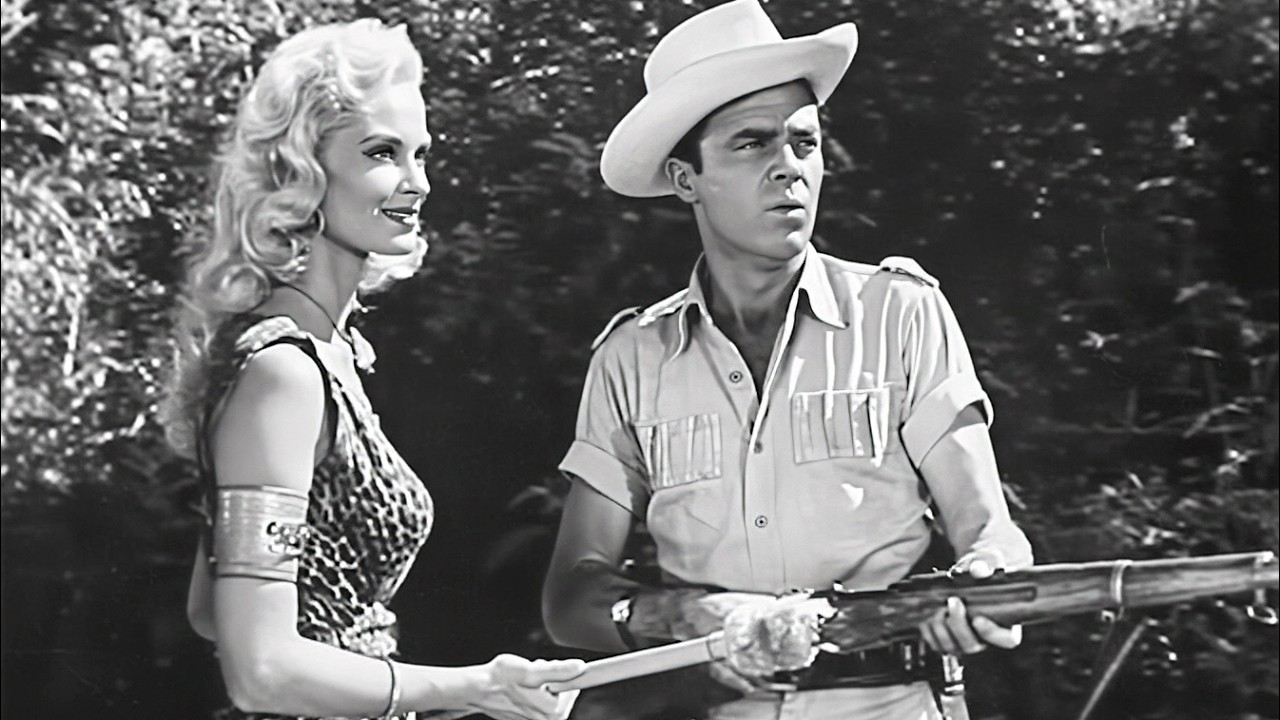 1955 - Queen of the Jungle - TV's First action heroine swings into chaos!