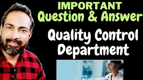 QUALITY CONTROL Interview Questions & Answers! (Inspector, Manager + analyst Interview Questions