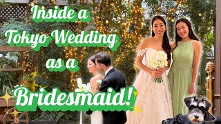 I was a Bridesmaid at an International Wedding in Tokyo! 🤍