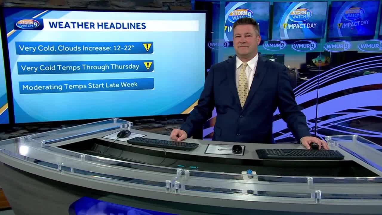 Video: Bitter cold temperatures settle in during otherwise quiet ...