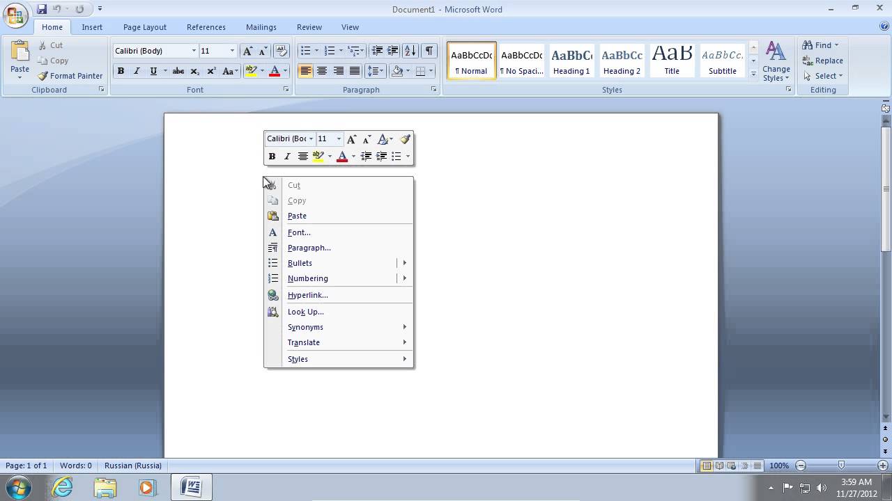 change default font in wordpad