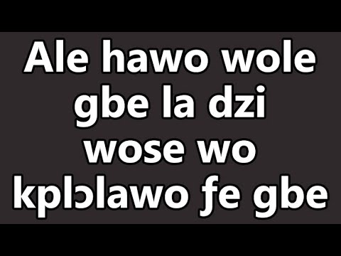 Ewe praise Songs   Ale hawo wole gbe la dzi gospel music medley   Evangeliste Koudjo Vol 1