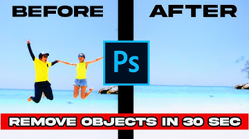How To Remove any Objects from Photos in just 30 Seconds | Remove anything from a Photos in  PS
