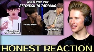 HONEST REACTION to when you only focus on taehyung during interviews