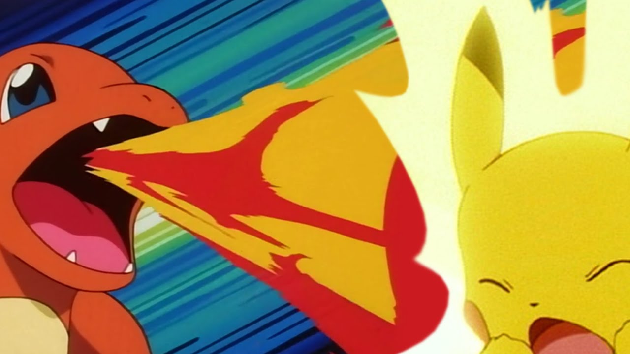 Charmander VS Pikachu - YouTube
