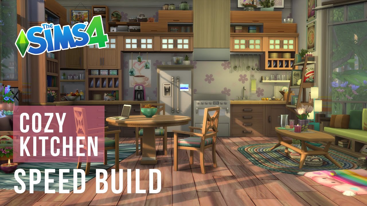 The Sims 4 Speed Build | Cozy Kitchen - YouTube
