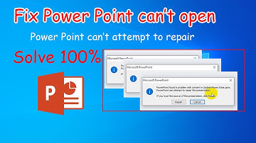 How to solve PowerPoint found a problem with content in pptx file
