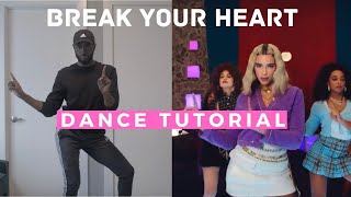 Dance Tutorial Of Dua Lipa - Break My Heart Step By Step Instruction