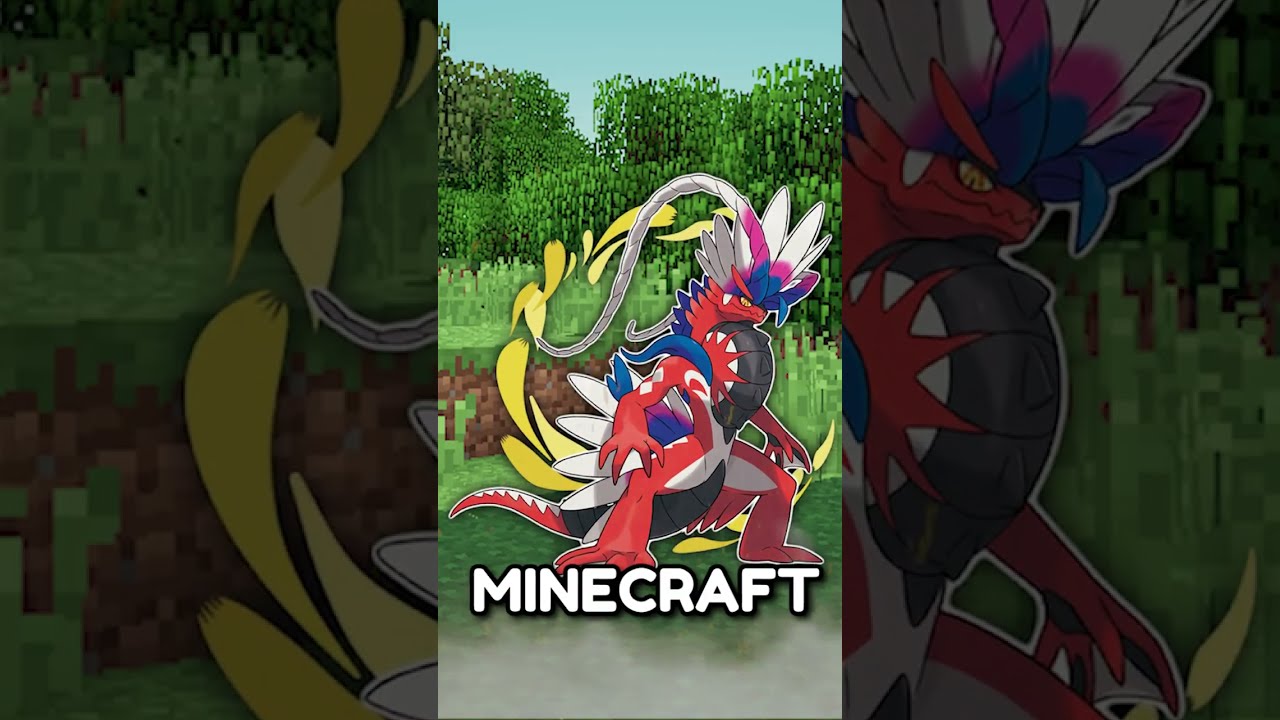 MIRAIDON É O POKÉMON MAIS FORTE DE SCARLET E VIOLET NO MINECRAFT PIXELMON  #shorts 