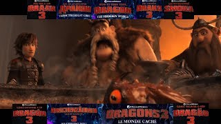 Gobber Screaming in 10 Different Languages | HTTYD 3