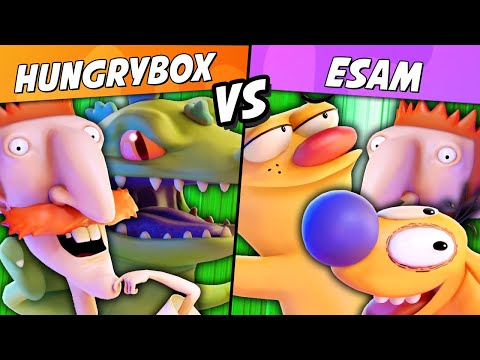 Hungrybox (Nigel / Reptar) vs ESAM (CatDog / Nigel) - Nickelodeon All-Star Brawl